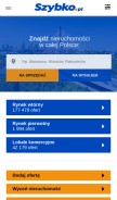 How szybko.pl looks like on a mobile device such as an iPhone.