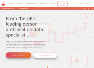 How t2a.io looks like on a tablet such as an iPad.