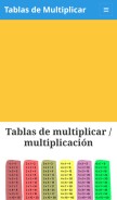 How tablas-de-multiplicar.org looks like on a mobile device such as an iPhone.