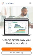 How tableau.com looks like on a mobile device such as an iPhone.