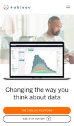How tableausoftware.com looks like on a mobile device such as an iPhone.