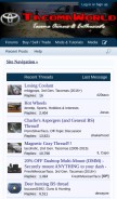 How tacomaworld.com looks like on a mobile device such as an iPhone.