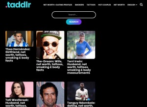 How taddlr.com looks like on a tablet such as an iPad.