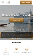 How tajhotels.com looks like on a mobile device such as an iPhone.