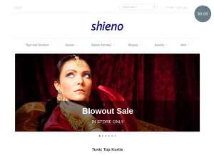 How tajindia.us looks like on a tablet such as an iPad.