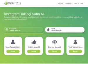 How takipci2021.com looks like on a tablet such as an iPad.