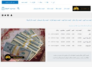 How talakar.com looks like on a tablet such as an iPad.