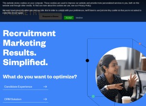 How talemetry.com looks like on a tablet such as an iPad.