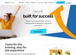 How talentlms.com looks like on a tablet such as an iPad.