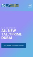 How tallydubai.com looks like on a mobile device such as an iPhone.