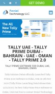 How tallyerp9dubai.com looks like on a mobile device such as an iPhone.