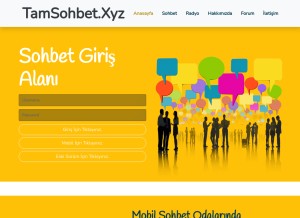 How tamsohbet.xyz looks like on a tablet such as an iPad.