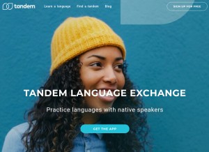 How tandem.net looks like on a tablet such as an iPad.