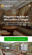 How tangerdecor.ma looks like on a mobile device such as an iPhone.