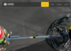 How tanie-koparki.pl looks like on a tablet such as an iPad.