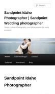 How tanyiaoulmanphotography.com looks like on a mobile device such as an iPhone.