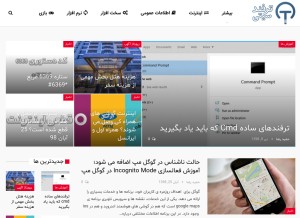 How tarfandcity.com looks like on a tablet such as an iPad.