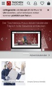 How taschenkaufhaus.de looks like on a mobile device such as an iPhone.