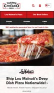 How tastesofchicago.com looks like on a mobile device such as an iPhone.