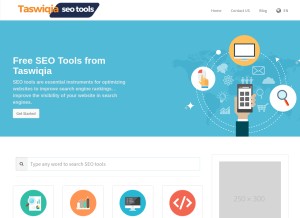 How taswiqia.com looks like on a tablet such as an iPad.