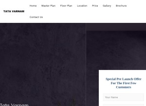 How tatavarnam.info looks like on a tablet such as an iPad.