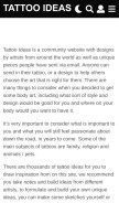 How tattoo-ideas.com looks like on a mobile device such as an iPhone.