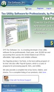 How taxtools.com looks like on a mobile device such as an iPhone.