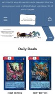 How tcgcollectornz.com looks like on a mobile device such as an iPhone.