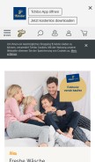 How tchibo.de looks like on a mobile device such as an iPhone.