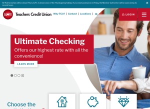How tcunet.com looks like on a tablet such as an iPad.