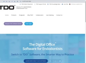 How tdo4endo.com looks like on a tablet such as an iPad.