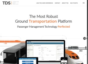 How tdstickets.com looks like on a tablet such as an iPad.