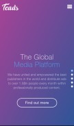How teads.com looks like on a mobile device such as an iPhone.