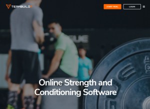 How teambuildr.com looks like on a tablet such as an iPad.