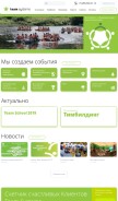 How teamsystems.ru looks like on a mobile device such as an iPhone.
