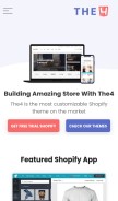 How teathemes.net looks like on a mobile device such as an iPhone.
