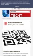 How tec-it.com looks like on a mobile device such as an iPhone.