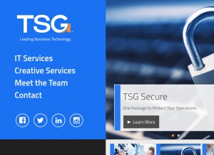How techsgi.com looks like on a tablet such as an iPad.