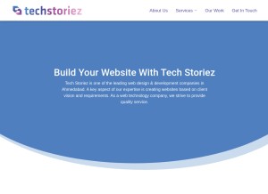 How techstoriez.com looks like on a tablet such as an iPad.