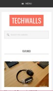 How techwalls.com looks like on a mobile device such as an iPhone.
