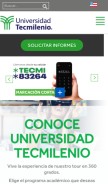 How tecmilenio.mx looks like on a mobile device such as an iPhone.