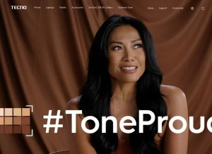 How tecno-mobile.com looks like on a tablet such as an iPad.