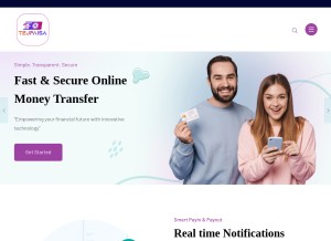 How tejpaisa.com looks like on a tablet such as an iPad.