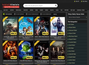 How tekfullfilmizle.net looks like on a tablet such as an iPad.