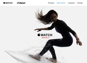 How telcel.com looks like on a tablet such as an iPad.