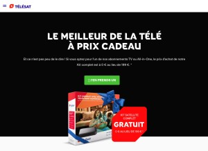 How tele-sat.tv looks like on a tablet such as an iPad.