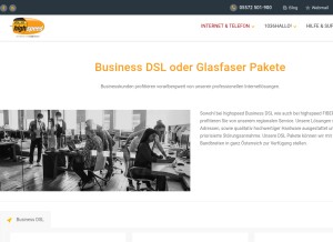 How tele.net looks like on a tablet such as an iPad.