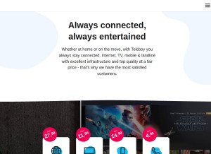How teleboy.ch looks like on a tablet such as an iPad.