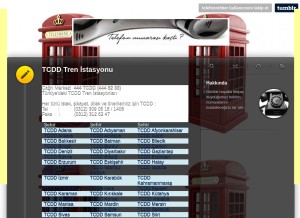 How telefonrehber.tumblr.com looks like on a tablet such as an iPad.