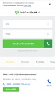 How telefoonboek.nl looks like on a mobile device such as an iPhone.